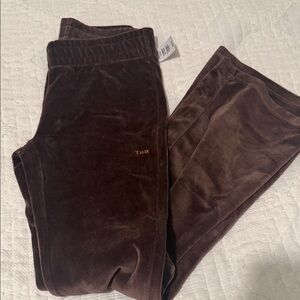 Brown Velour Pants